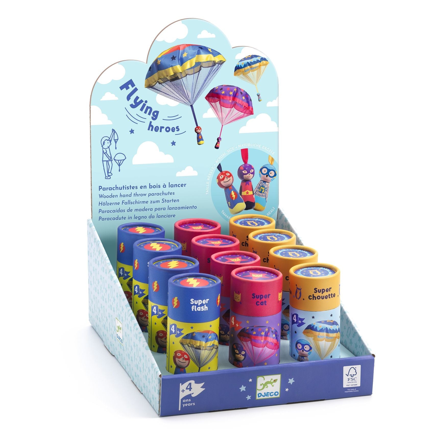 PARACHUTISTS FLYING HEROES